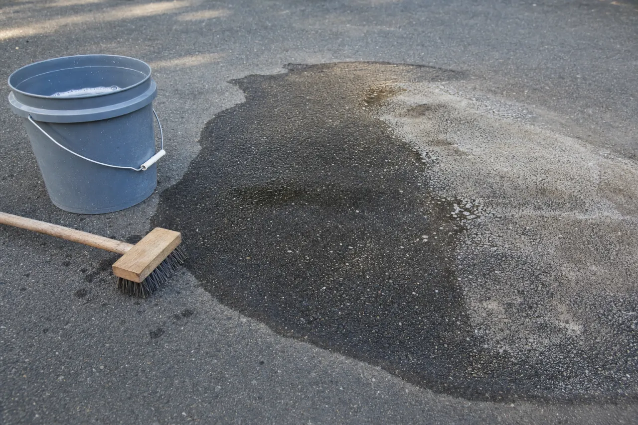 How to Remove Oil and Gas Stains from Asphalt