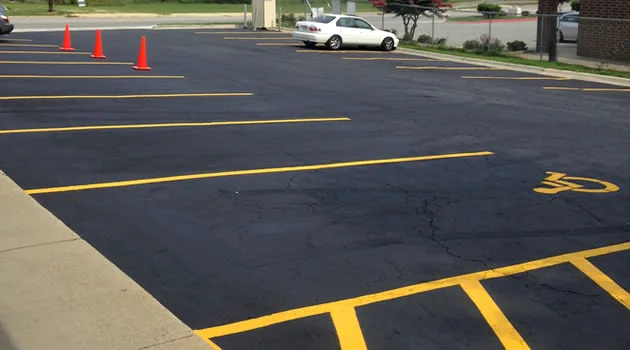 Sealcoating & Striping — Sealcoating